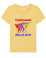 Taekwondo Tricou mânecă scurtă guler larg fitted Damă Expresser