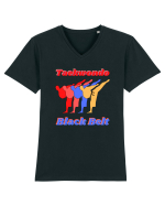 Taekwondo Tricou mânecă scurtă guler V Bărbat Presenter