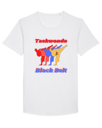 Taekwondo Tricou mânecă scurtă guler larg Bărbat Skater
