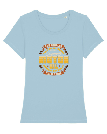 Gasoline Motor Oil California Sky Blue