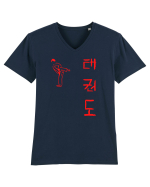 Taekwondo Tricou mânecă scurtă guler V Bărbat Presenter