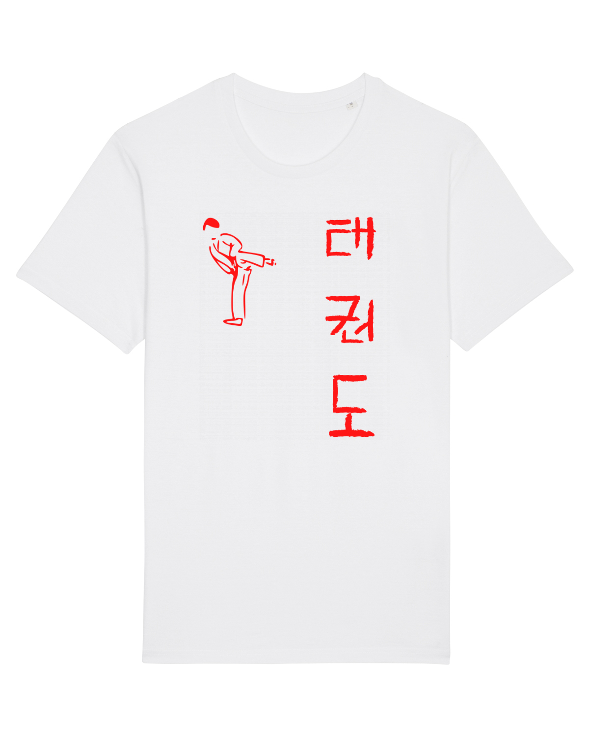 Tricou mânecă scurtă Unisex Rocker White