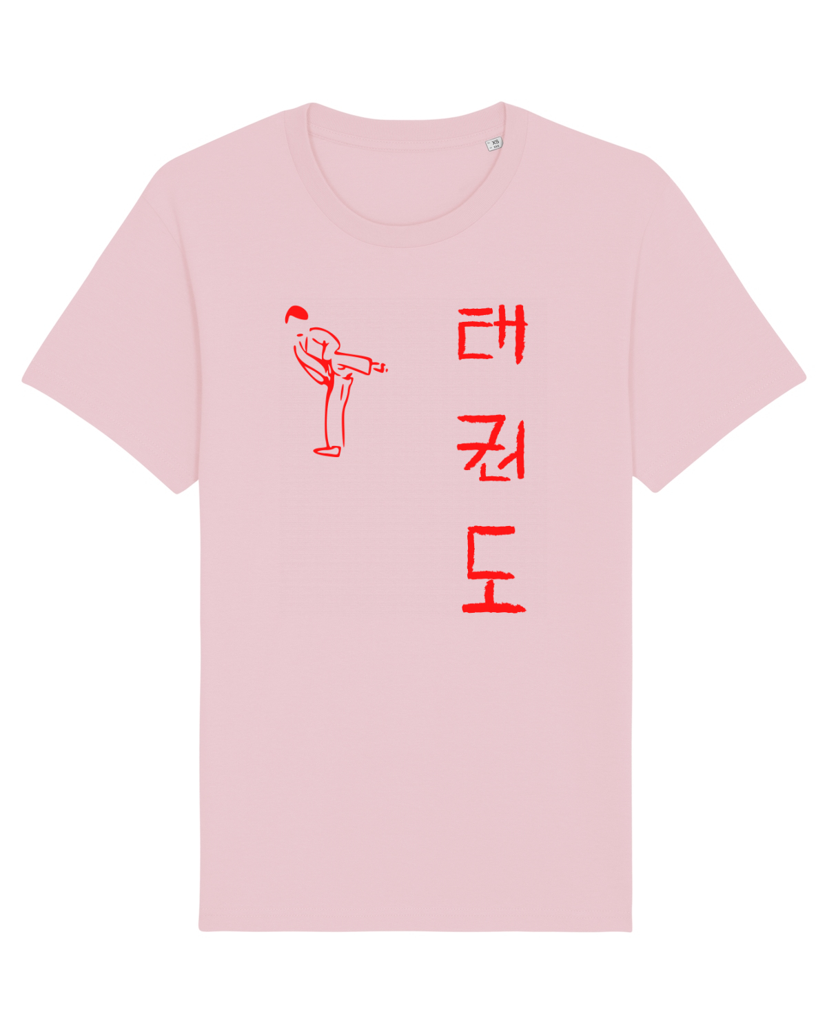 Tricou mânecă scurtă Unisex Rocker Cotton Pink