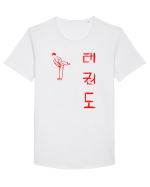 Taekwondo Tricou mânecă scurtă guler larg Bărbat Skater
