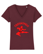 Taekwondo Tricou mânecă scurtă guler V Damă Evoker