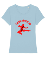 Taekwondo Tricou mânecă scurtă guler larg fitted Damă Expresser