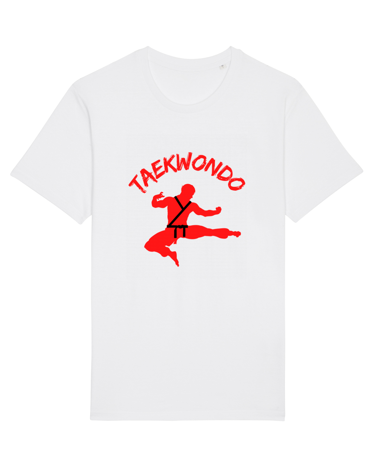 Tricou mânecă scurtă Unisex Rocker White