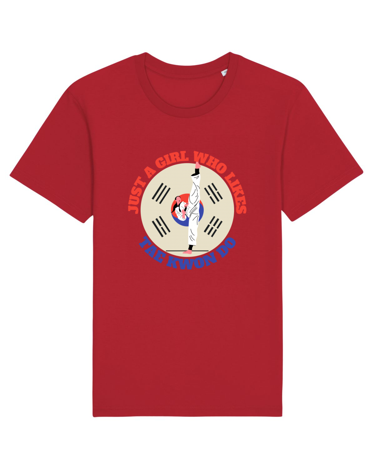 Tricou mânecă scurtă Unisex Rocker Red