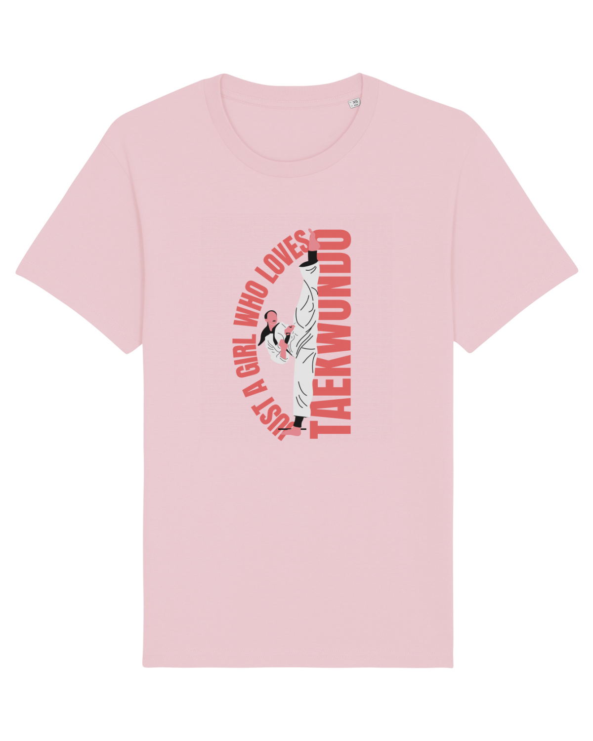 Tricou mânecă scurtă Unisex Rocker Cotton Pink