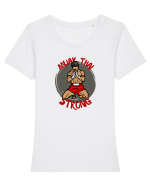 Box Tailandez. Muay Thai Tricou mânecă scurtă guler larg fitted Damă Expresser