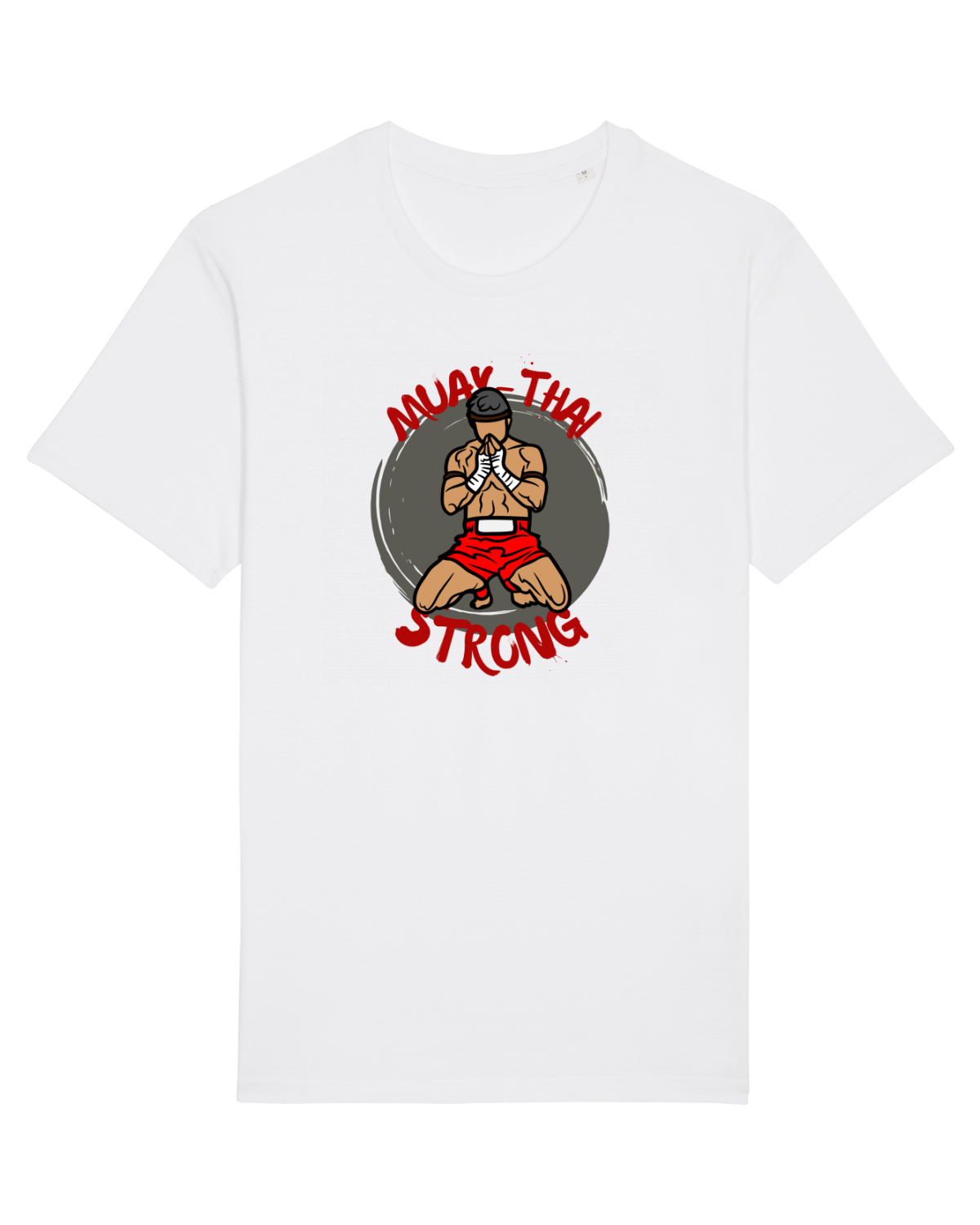 Tricou mânecă scurtă Unisex Rocker White