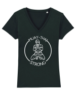 Box Tailandez.Muay Thai Tricou mânecă scurtă guler V Damă Evoker