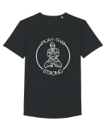Box Tailandez.Muay Thai Tricou mânecă scurtă guler larg Bărbat Skater