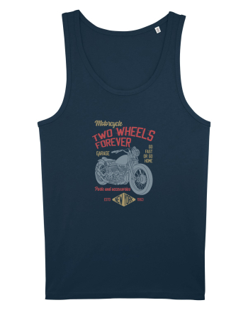 Two Wheels Forever Bobber Navy
