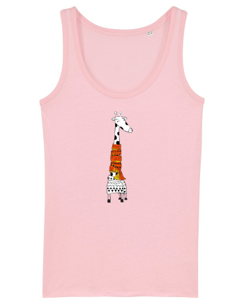 Girafa in dar Cotton Pink