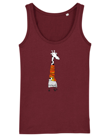 Girafa in dar Burgundy
