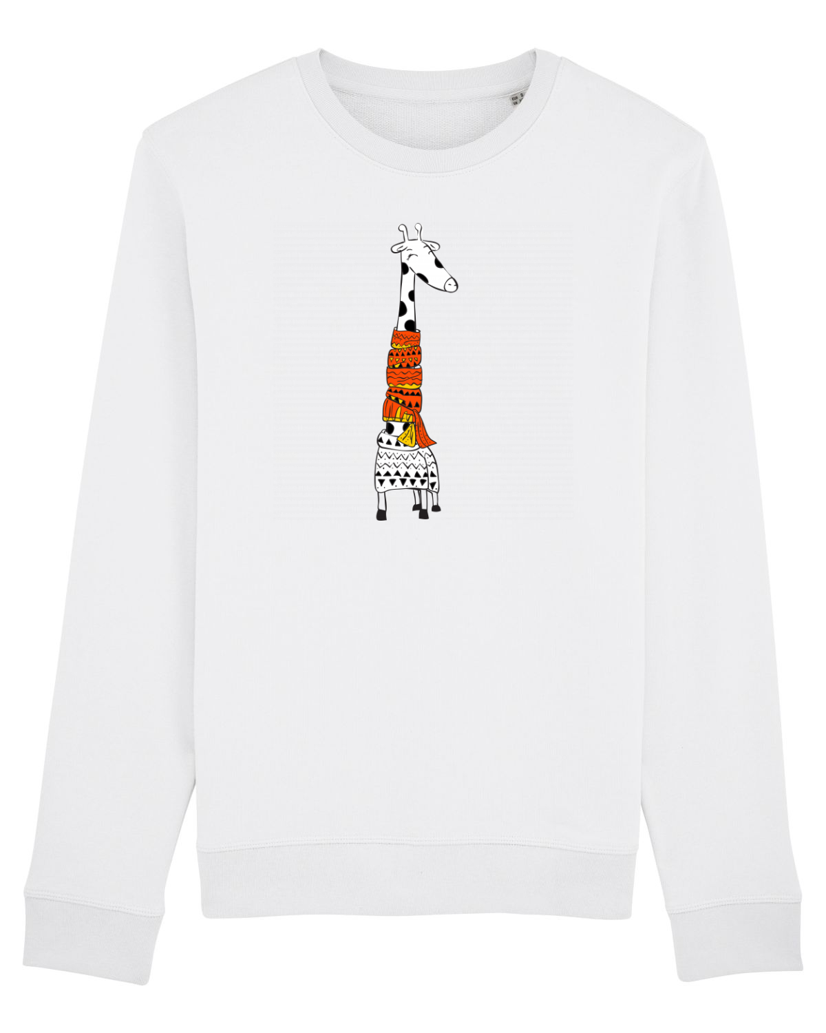 Bluză mânecă lungă Unisex Rise White