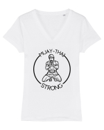 Box Tailandez.Muay Thai Tricou mânecă scurtă guler V Damă Evoker
