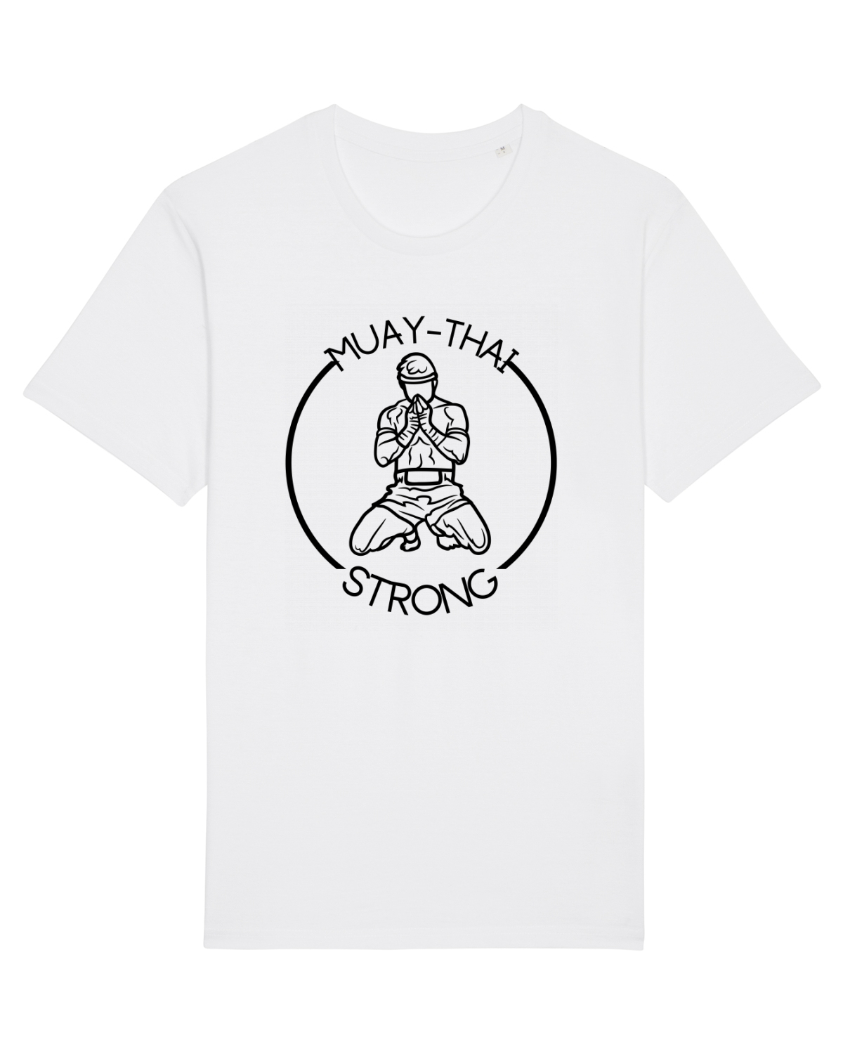 Tricou mânecă scurtă Unisex Rocker White