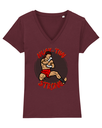 Box Tailandez. Muay Thai Burgundy