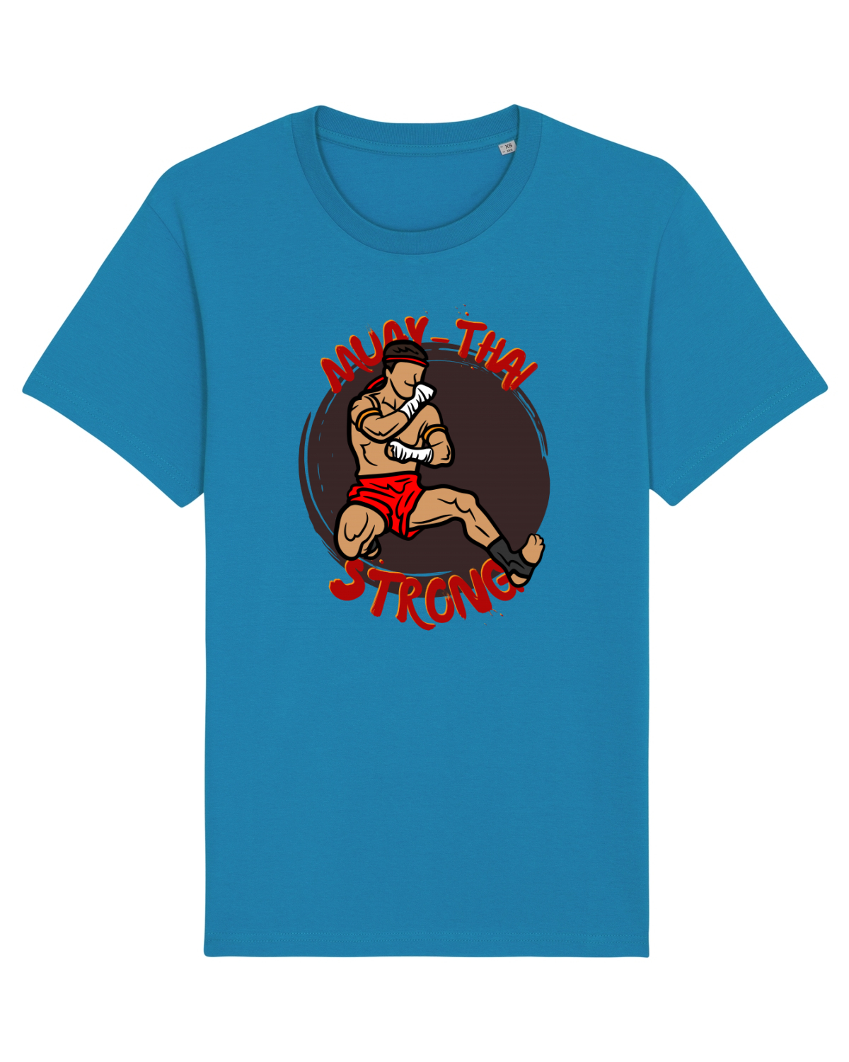 Tricou mânecă scurtă Unisex Rocker Azur