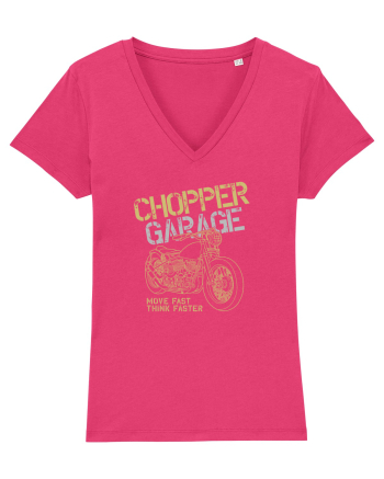 Chopper Garage Move Fast Raspberry