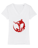 Box Tailandez. Muay Thai Tricou mânecă scurtă guler V Damă Evoker