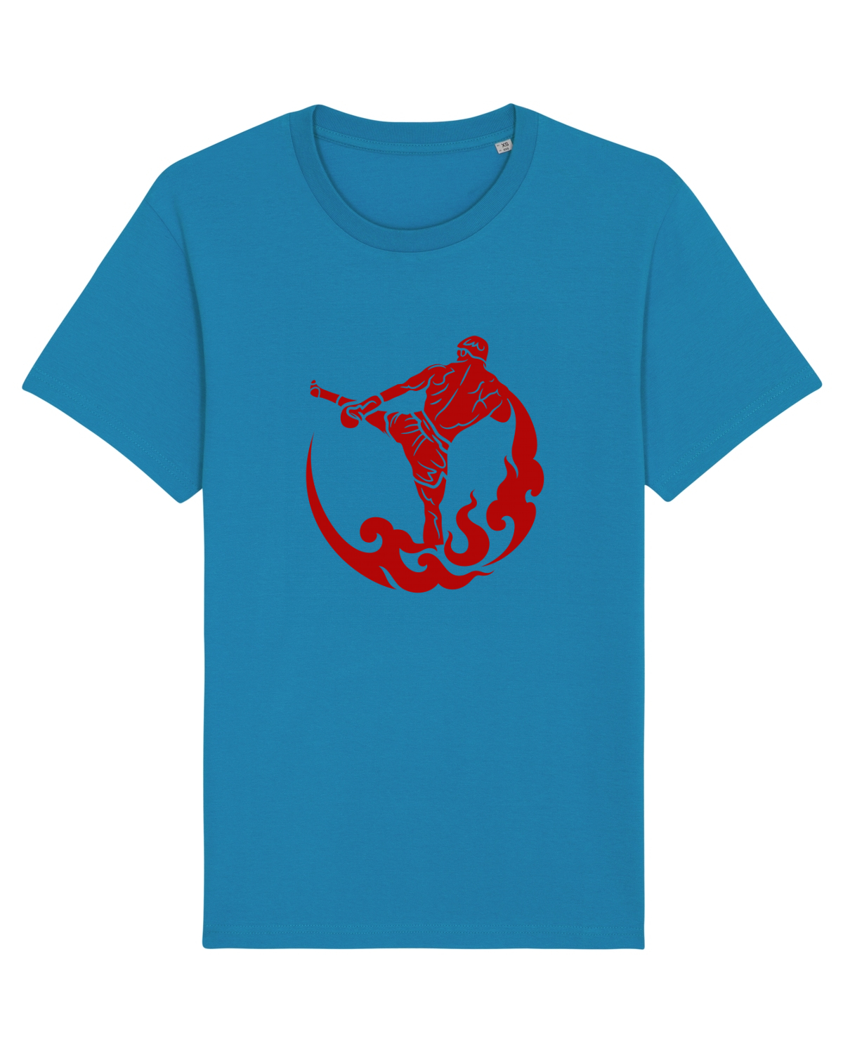 Tricou mânecă scurtă Unisex Rocker Azur