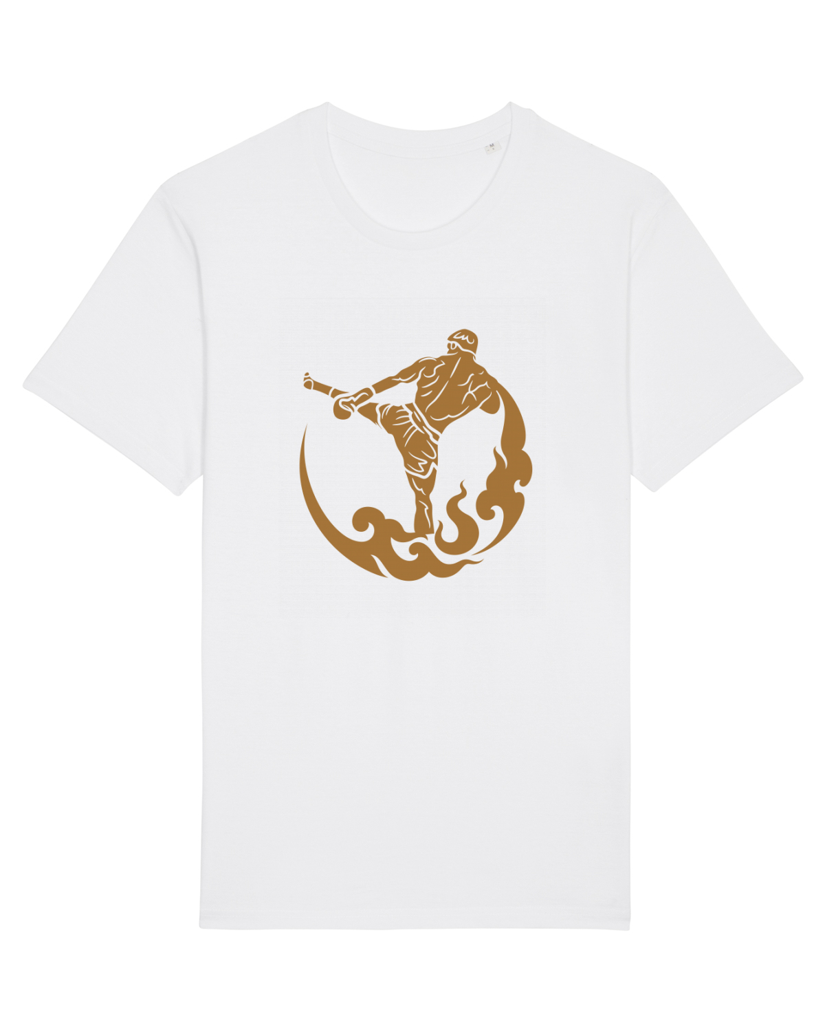 Tricou mânecă scurtă Unisex Rocker White