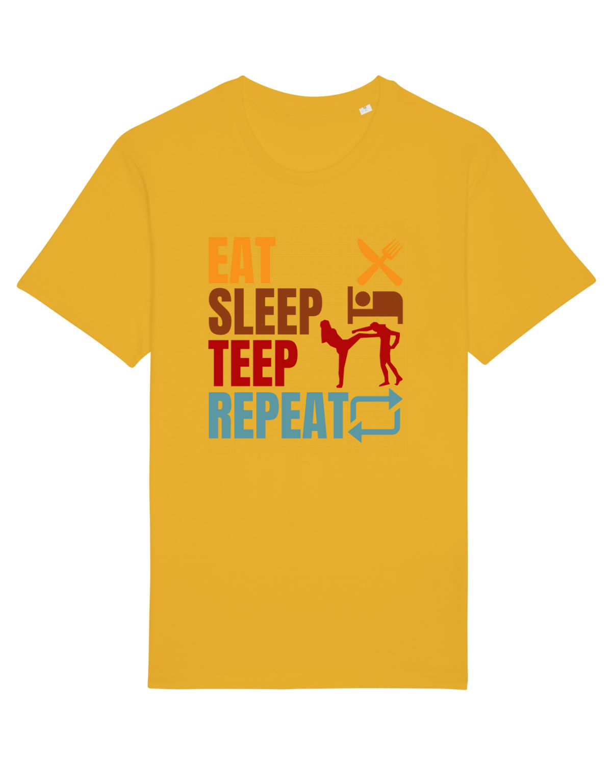 Tricou mânecă scurtă Unisex Rocker Spectra Yellow