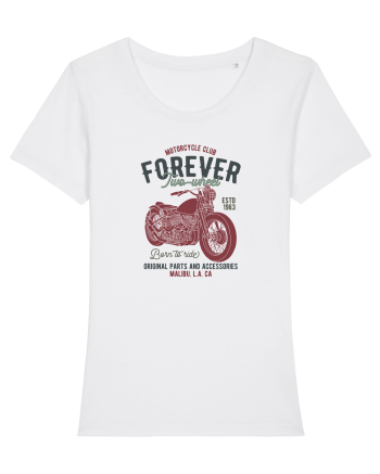 Forever Two Wheel Motorcycle White