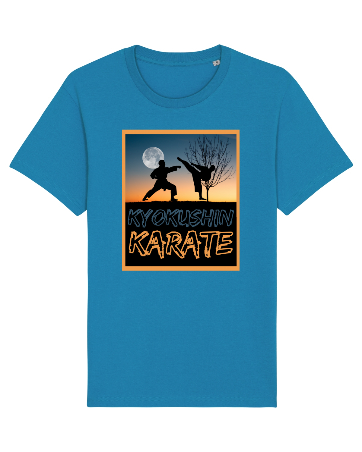 Tricou mânecă scurtă Unisex Rocker Azur