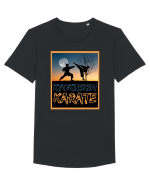 Kyokushin Karate  Tricou mânecă scurtă guler larg Bărbat Skater