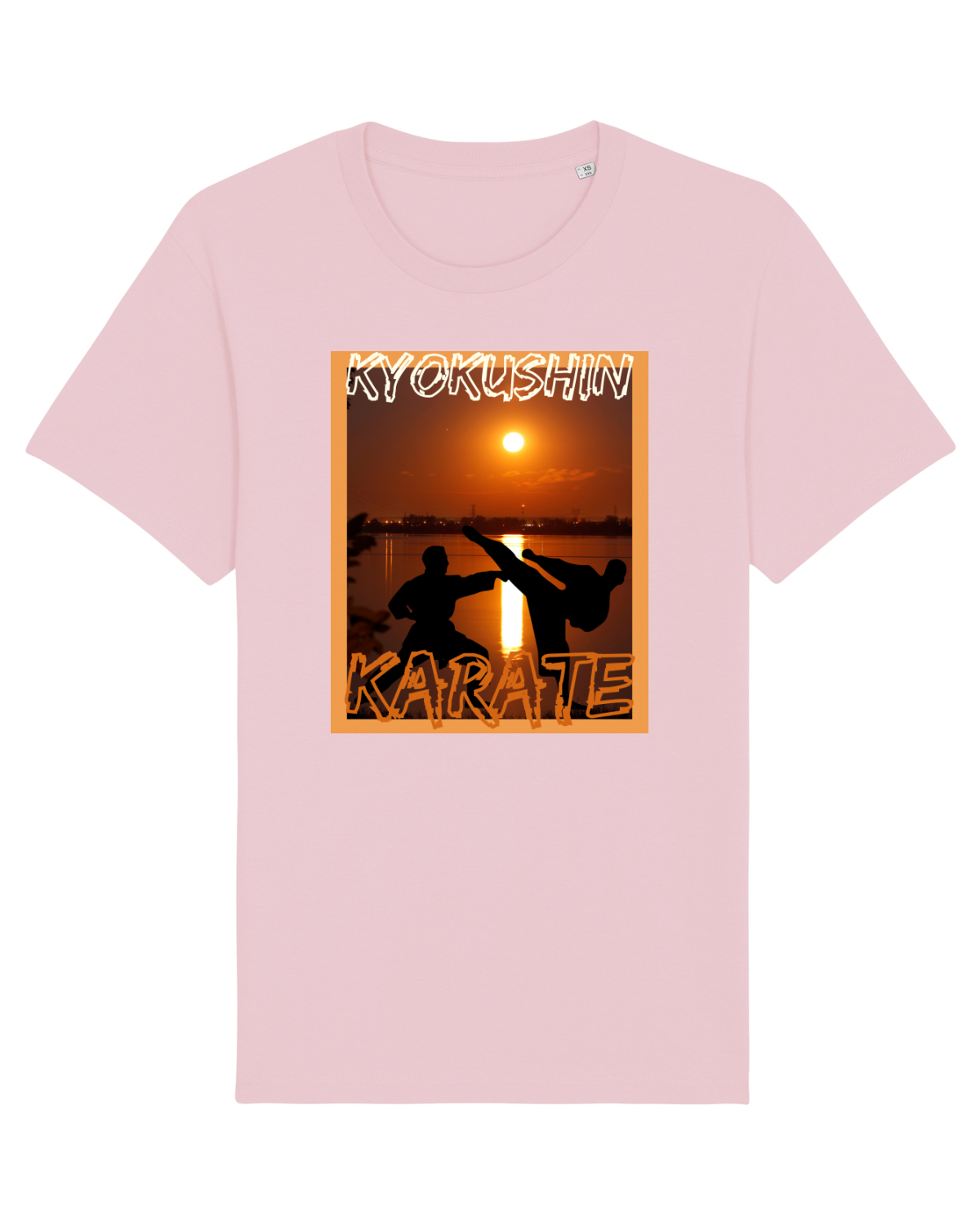 Tricou mânecă scurtă Unisex Rocker Cotton Pink