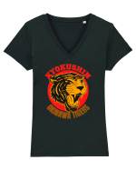 Kyokushin Karate  Tricou mânecă scurtă guler V Damă Evoker
