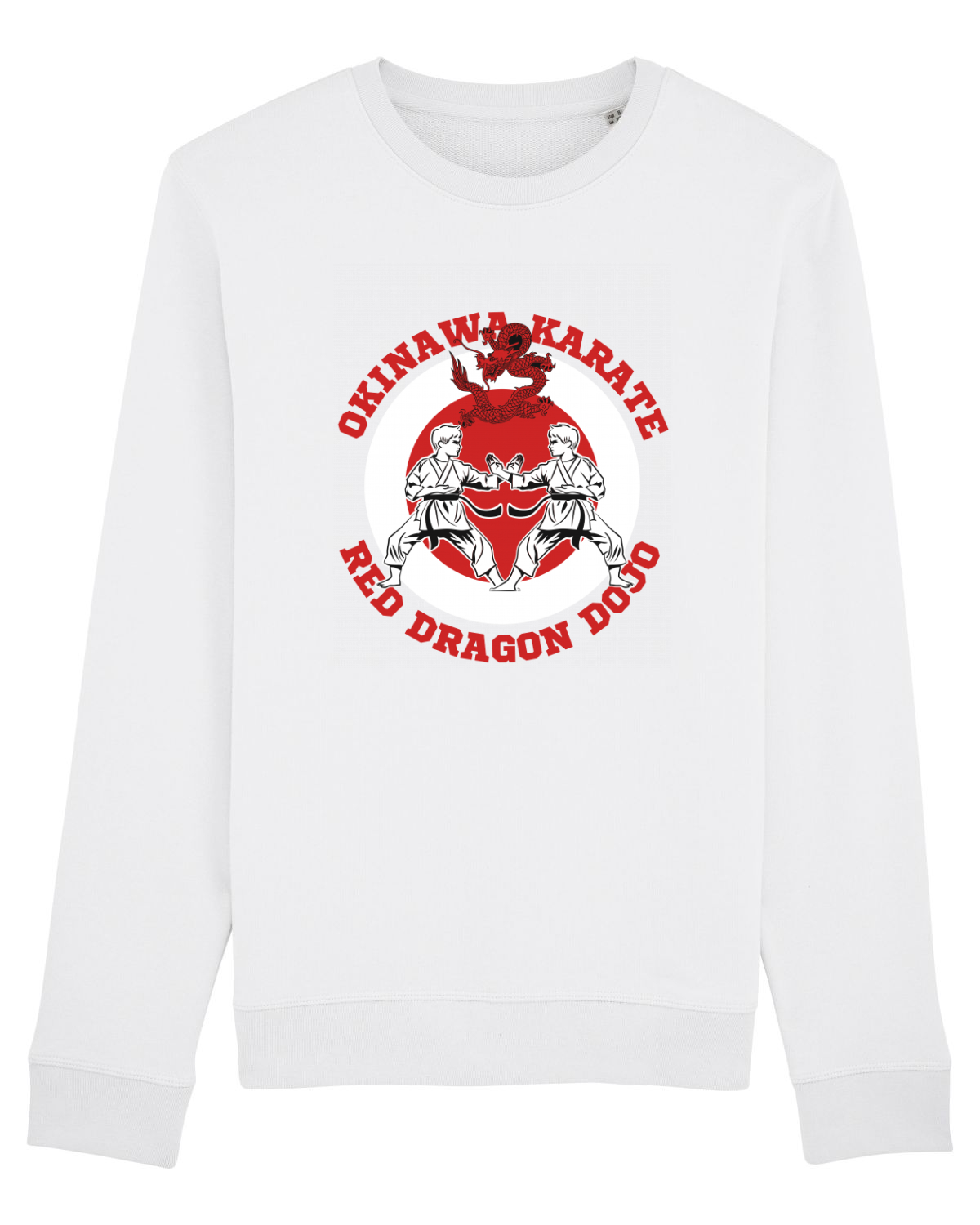 Bluză mânecă lungă Unisex Rise White