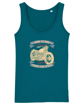 Born to Ride American Legend Motorcycle Ocean Depth