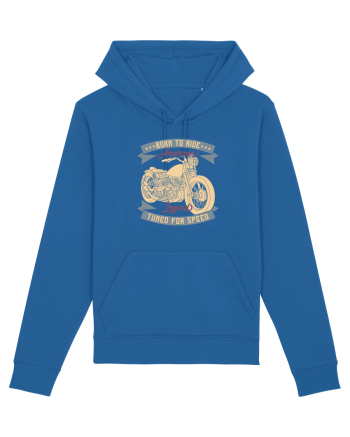 Born to Ride American Legend Motorcycle Royal Blue
