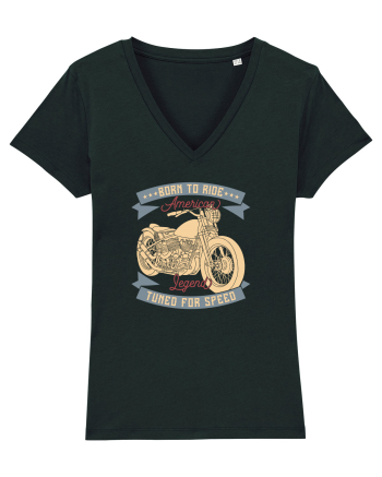Born to Ride American Legend Motorcycle Black