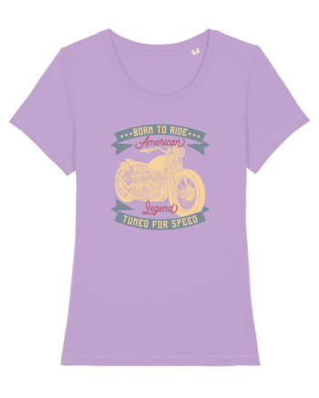 Born to Ride American Legend Motorcycle Lavender Dawn