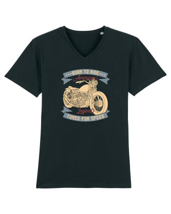 Born to Ride American Legend Motorcycle Black