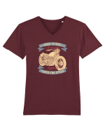 Born to Ride American Legend Motorcycle Tricou mânecă scurtă guler V Bărbat Presenter