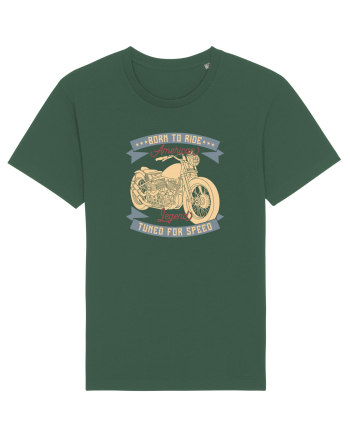 Born to Ride American Legend Motorcycle Bottle Green