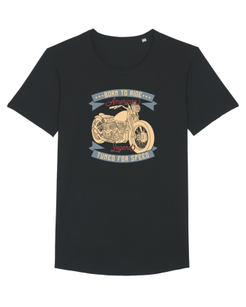 Born to Ride American Legend Motorcycle Black