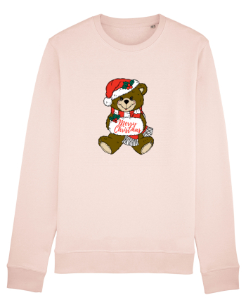 Craciun Fericit Din Partea Ursuletului De Plus Candy Pink