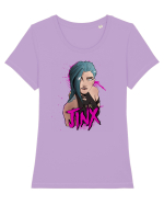 Arcane JINX Tricou mânecă scurtă guler larg fitted Damă Expresser