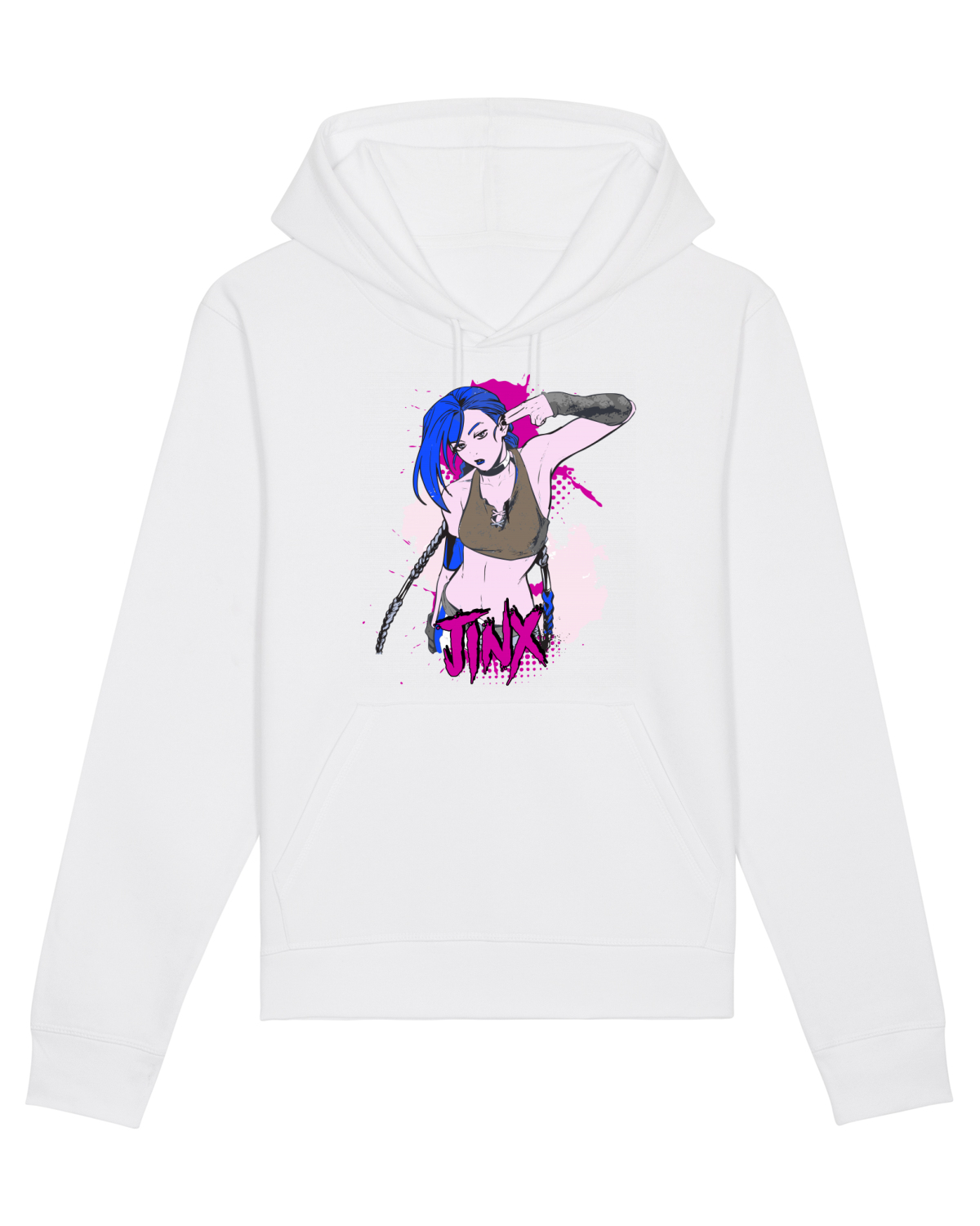Hanorac Unisex Drummer White