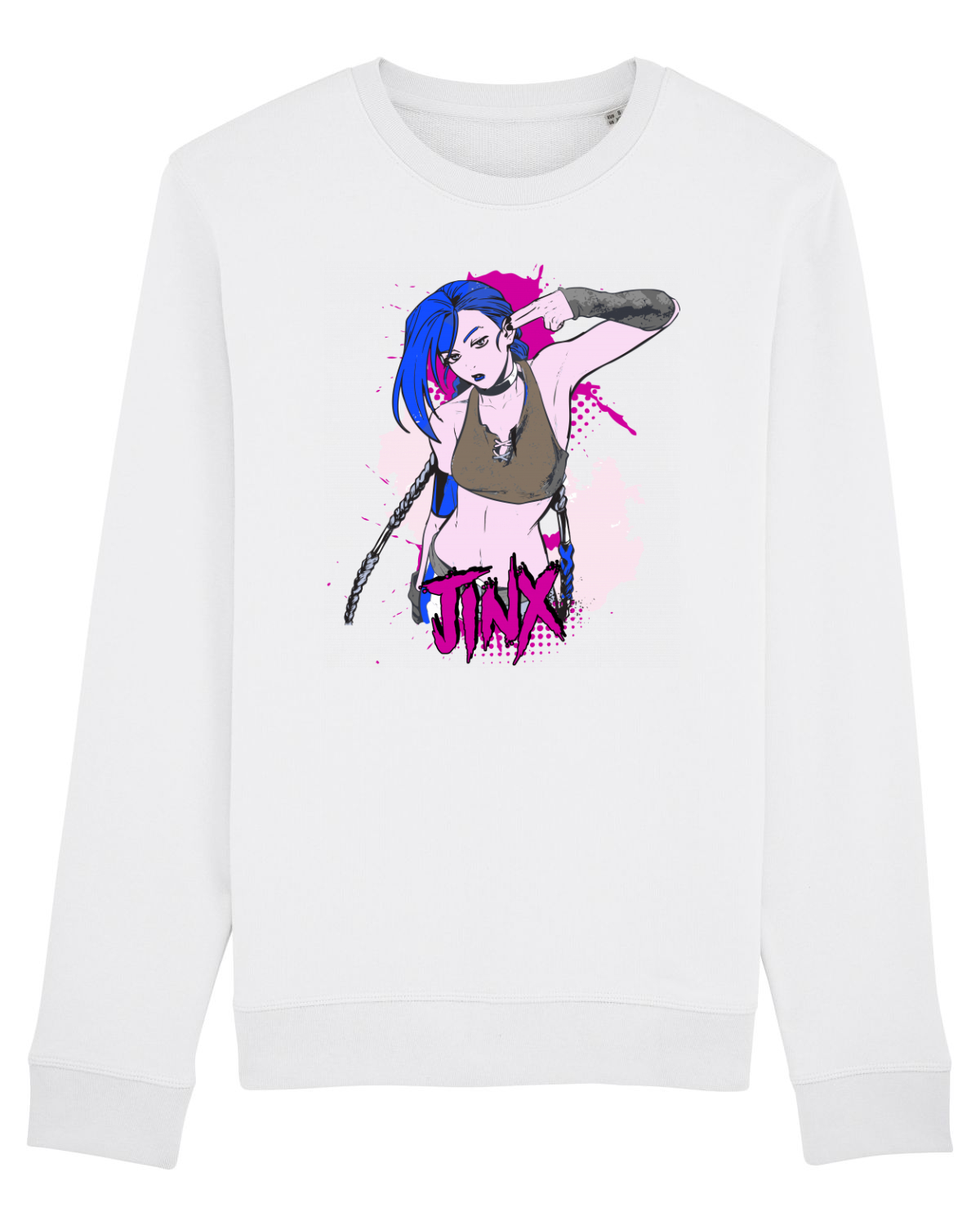 Bluză mânecă lungă Unisex Rise White