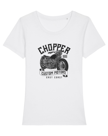 Chopper Custom Motors White
