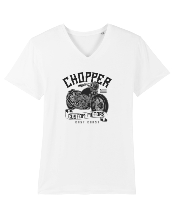 Chopper Custom Motors White